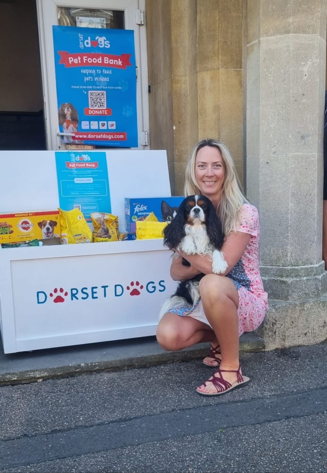 A seventh pet food bank has been unveiled in Dorset